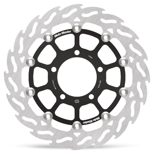 MOTO-Master Brake Rotor Floating Flame Black 112090