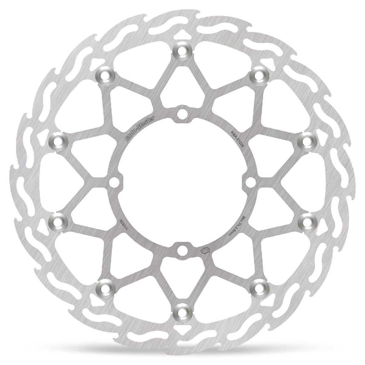 MOTO-MASTER BRAKE ROTOR FLOATING FLAME NATURAL 111039