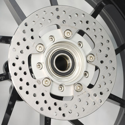 MOTO-MASTER BRAKE ROTOR FIXED HALO ROUND NATURAL 110529