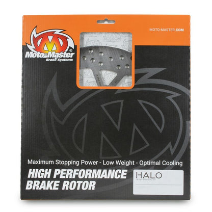 MOTO-MASTER BRAKE ROTOR FIXED HALO ROUND NATURAL 110537