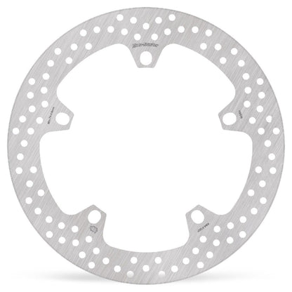 MOTO-MASTER BRAKE ROTOR FIXED HALO ROUND NATURAL 110570