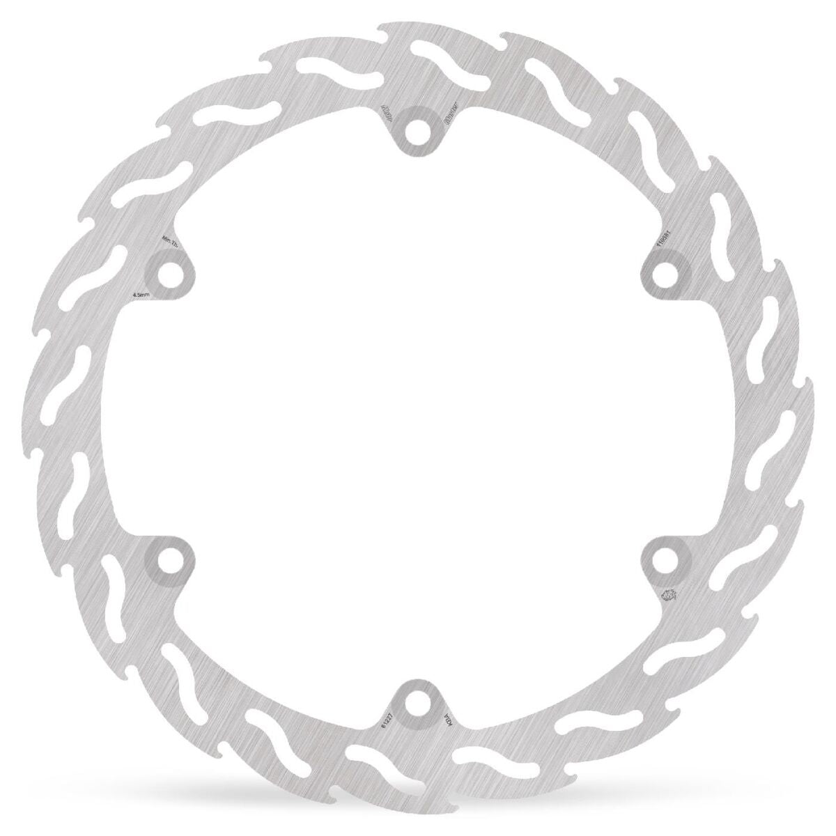 MOTO-MASTER BRAKE ROTOR FIXED FLAME NATURAL 110581