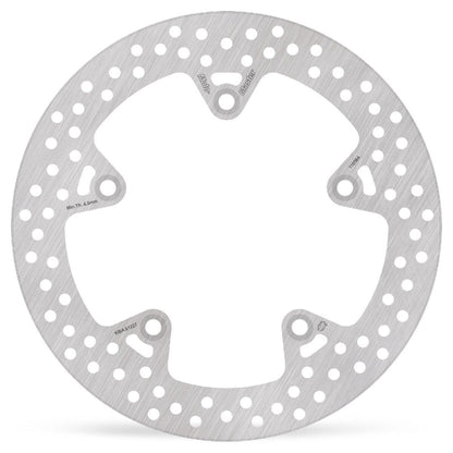 MOTO-MASTER BRAKE ROTOR FIXED HALO ROUND NATURAL 110584