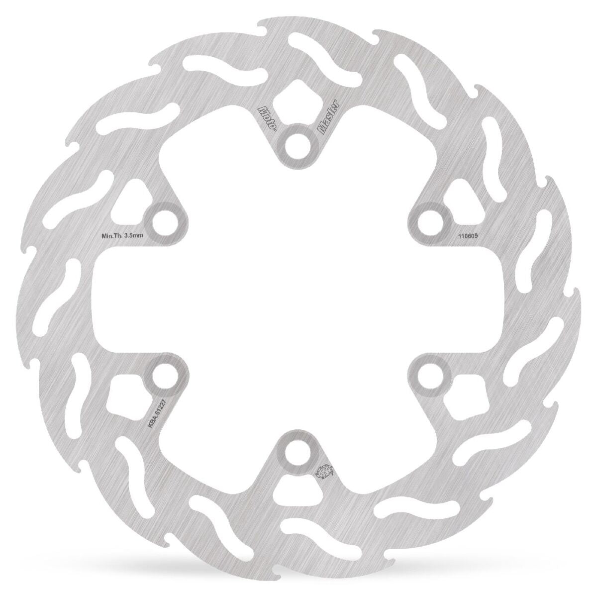 MOTO-MASTER BRAKE ROTOR FIXED FLAME NATURAL 110609