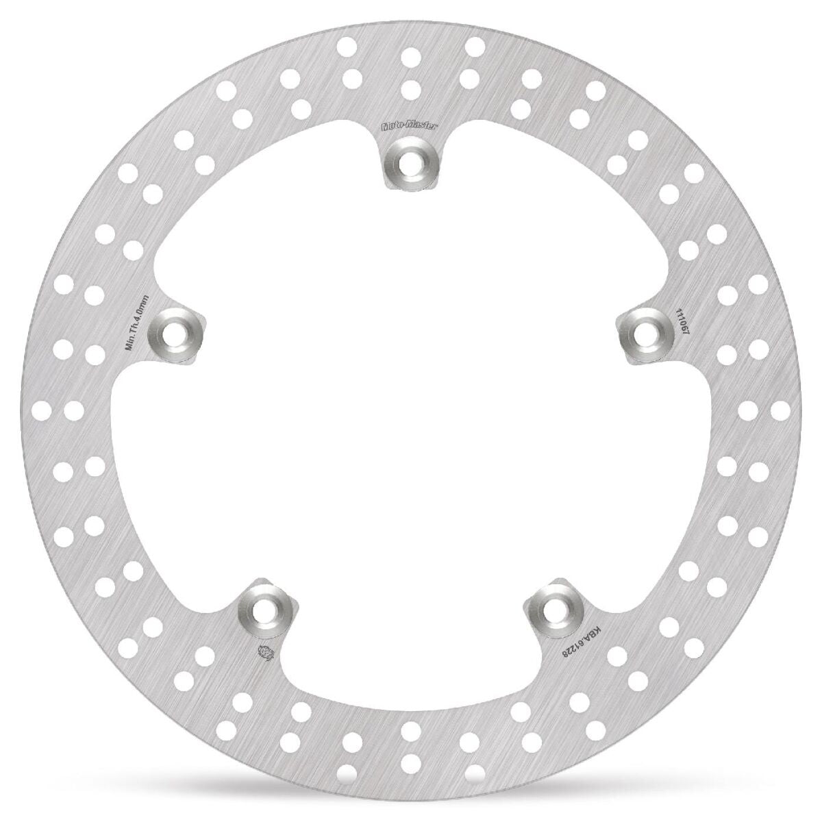 MOTO-MASTER BRAKE ROTOR FLOATING HALO ROUND NATURAL 111067