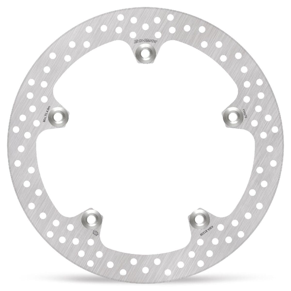 MOTO-MASTER BRAKE ROTOR FLOATING HALO ROUND NATURAL 111070