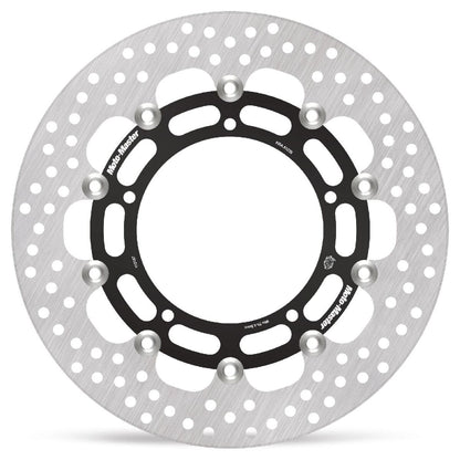 MOTO-MASTER BRAKE ROTOR FLOATING HALO ROUND BLACK 112167