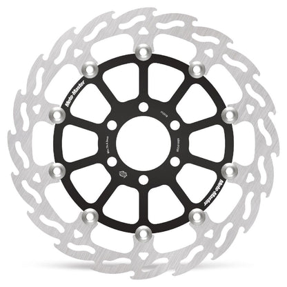 MOTO-MASTER BRAKE ROTOR FLOATING FLAME BLACK 112219