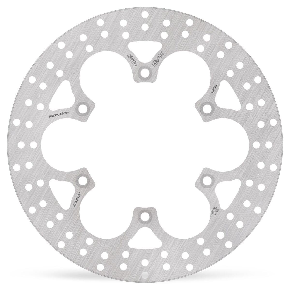 MOTO-MASTER BRAKE ROTOR FIXED HALO ROUND 110560