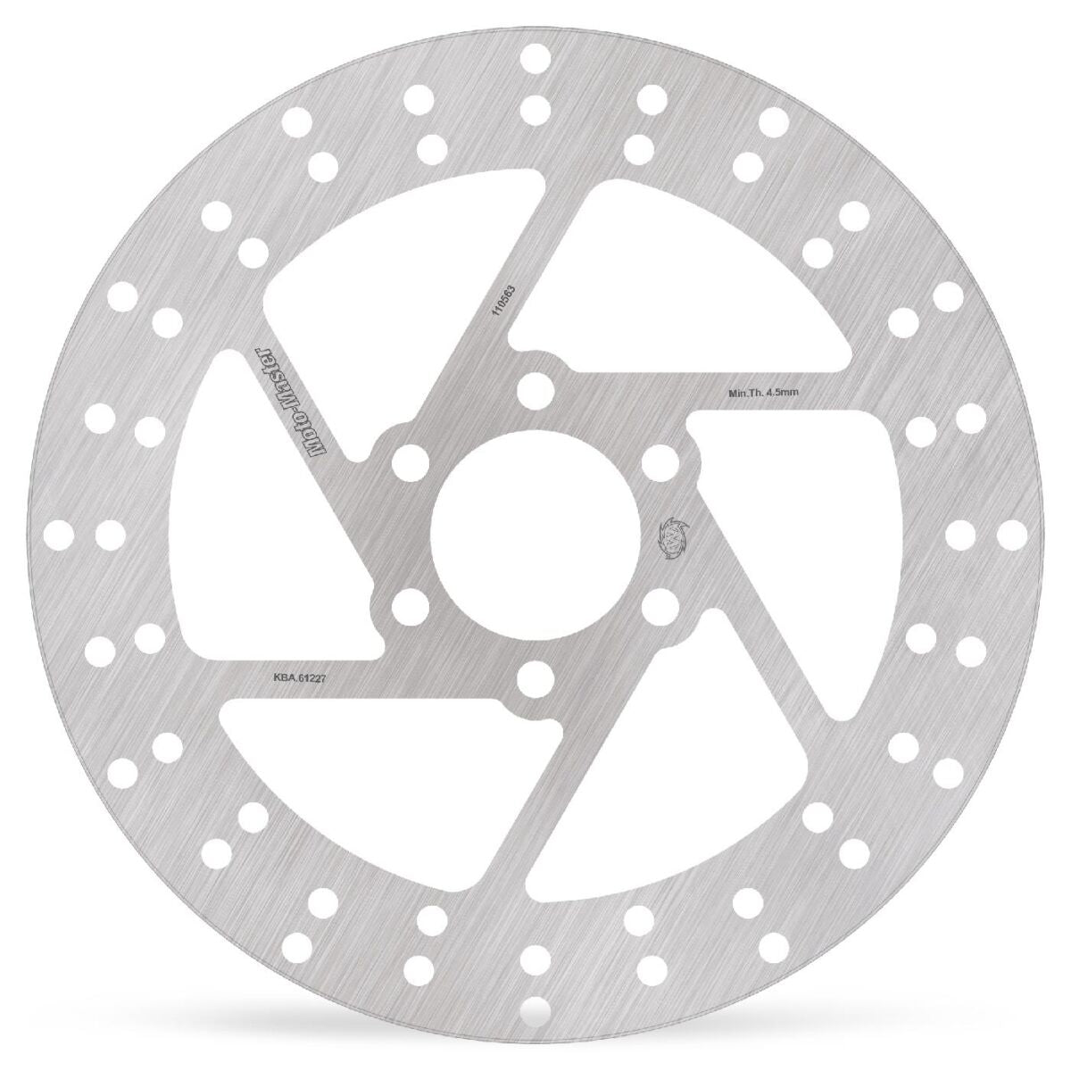 MOTO-MASTER BRAKE ROTOR FIXED HALO ROUND 110563