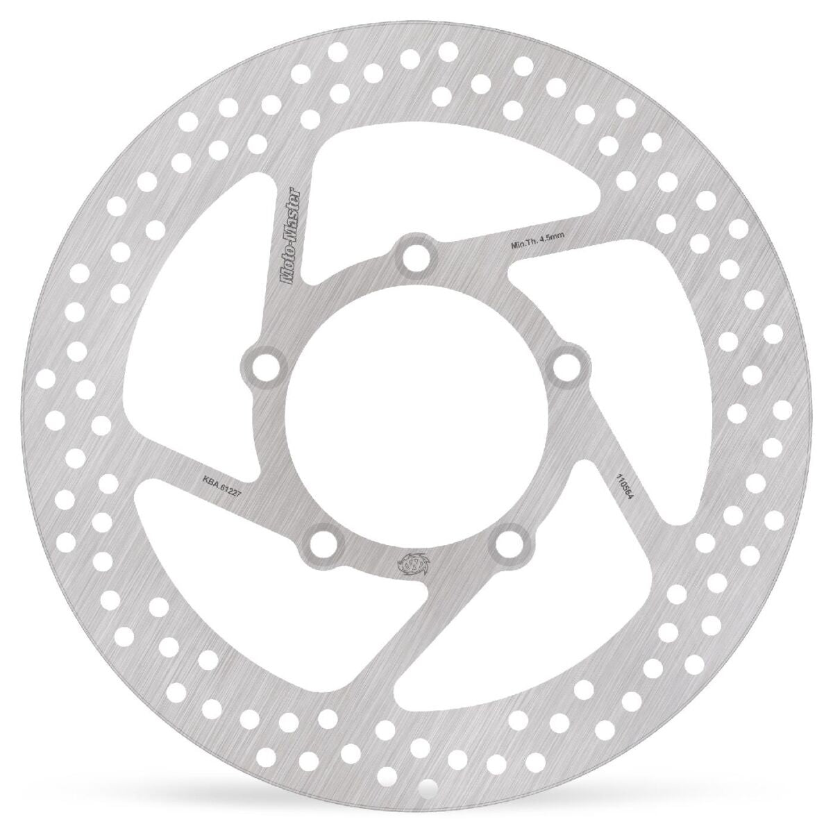 MOTO-MASTER BRAKE ROTOR FIXED HALO ROUND 110564