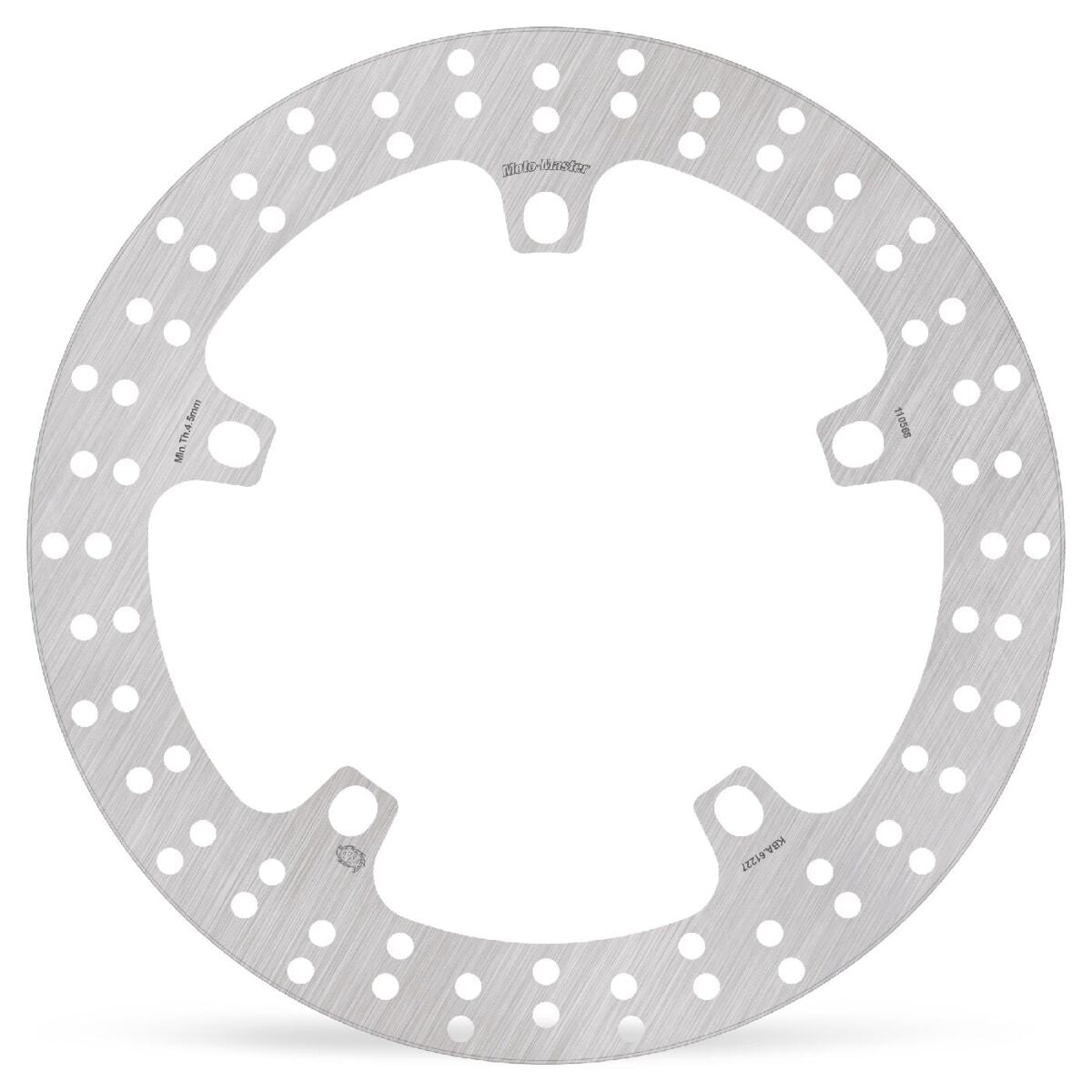 MOTO-MASTER BRAKE ROTOR FIXED HALO ROUND 110568