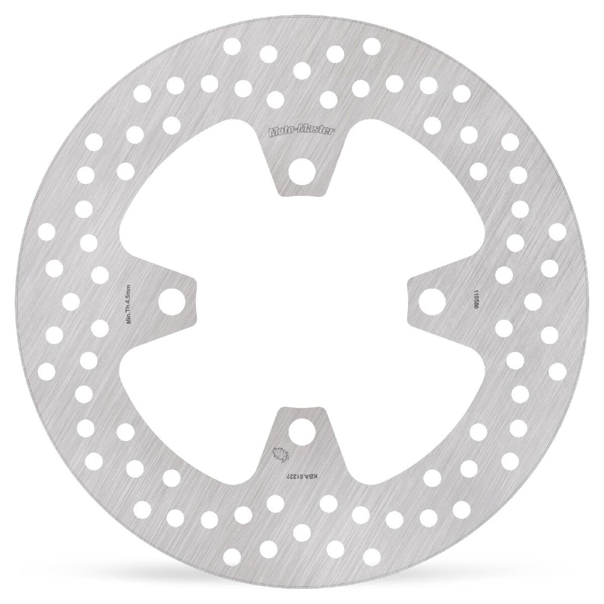 MOTO-MASTER BRAKE ROTOR FIXED HALO ROUND 110580