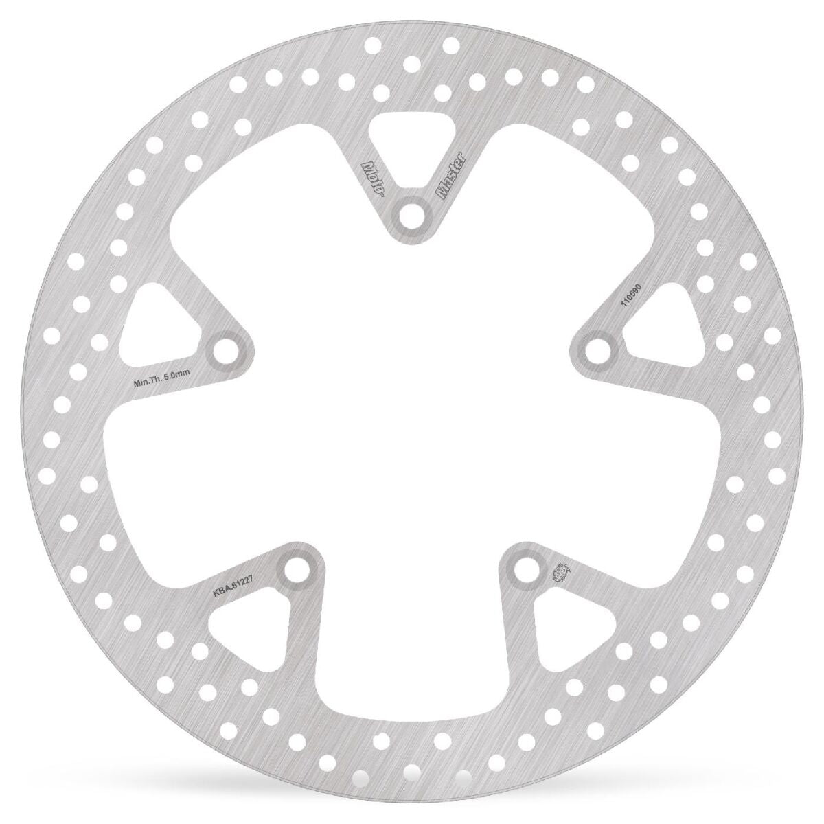 MOTO-MASTER BRAKE ROTOR FIXED HALO ROUND 110590