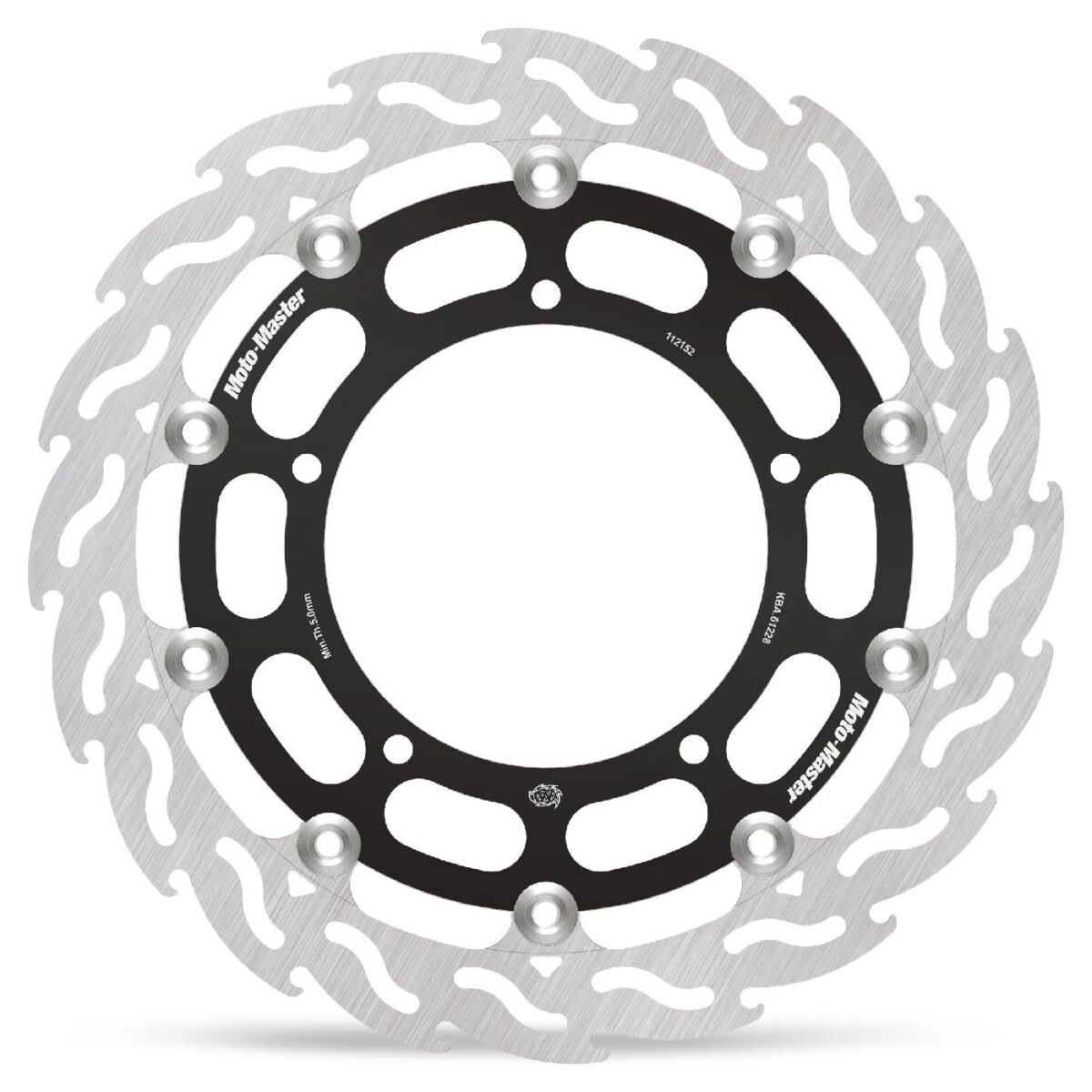 MOTO-MASTER BRAKE ROTOR FLOATING FLAME RACING 112152