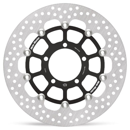 MOTO-MASTER BRAKE ROTOR FLOATING HALO ROUND BLACK 112174