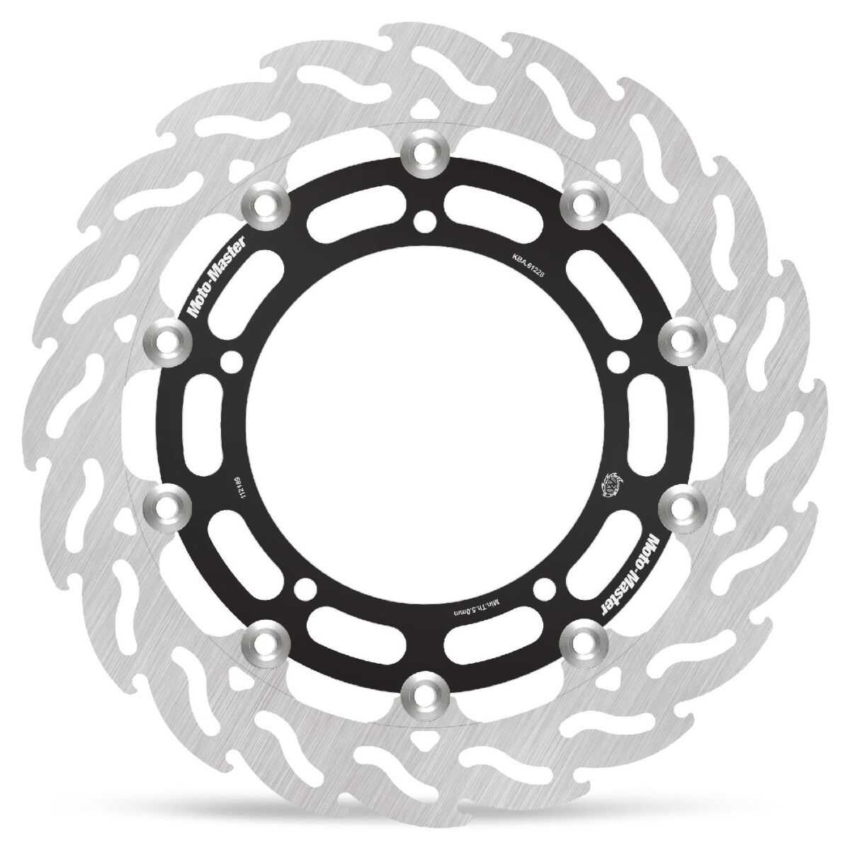 MOTO-MASTER BRAKE ROTOR FLOATING FLAME RACING 112189