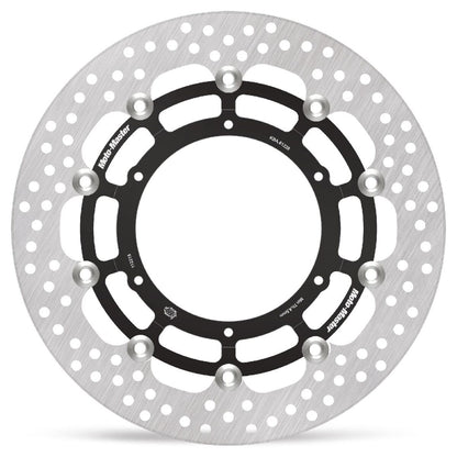 MOTO-MASTER BRAKE ROTOR FLOATING HALO ROUND BLACK 112215