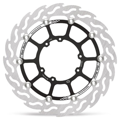 MOTO-MASTER BRAKE ROTOR FLOATING FLAME BLACK 112228