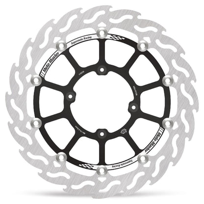 MOTO-MASTER BRAKE ROTOR FLOATING FLAME BLACK 112230