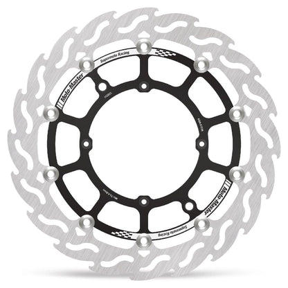 MOTO-MASTER BRAKE ROTOR FLOATING FLAME BLACK 112233