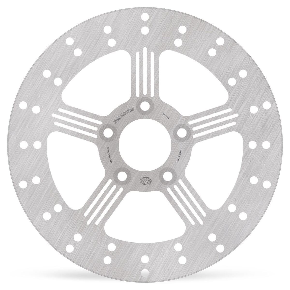 MOTO-MASTER BRAKE ROTOR FIXED ADRIAN ROUND NATURAL 110633