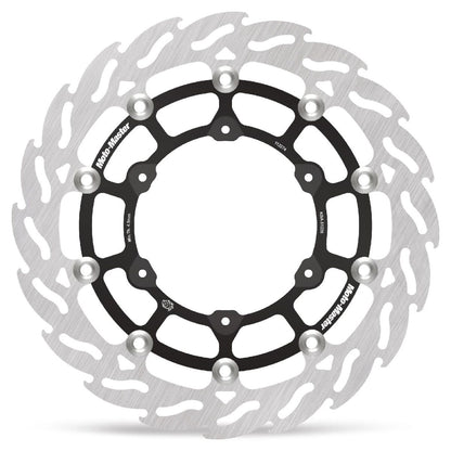 MOTO-MASTER BRAKE ROTOR FLOATING FLAME BLACK 112274