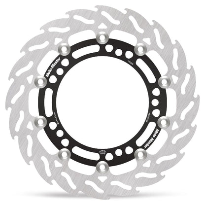 MOTO-MASTER BRAKE ROTOR FLOATING FLAME BLACK 112280