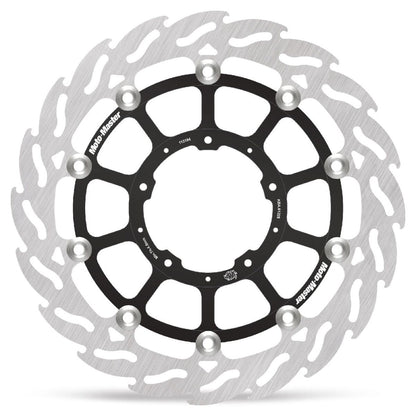 MOTO-MASTER BRAKE ROTOR FLOATING FLAME BLACK 113194