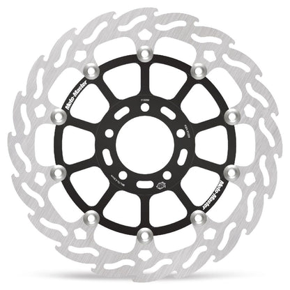 MOTO-MASTER BRAKE ROTOR FLOATING FLAME BLACK 113200