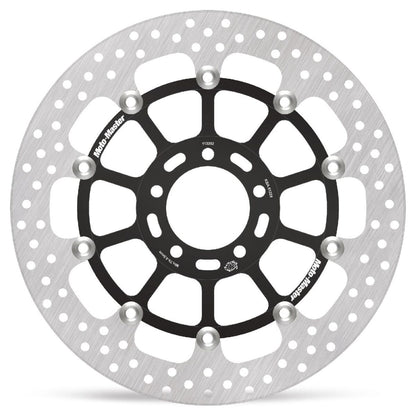 MOTO-MASTER BRAKE ROTOR FLOATING HALO ROUND BLACK 113202