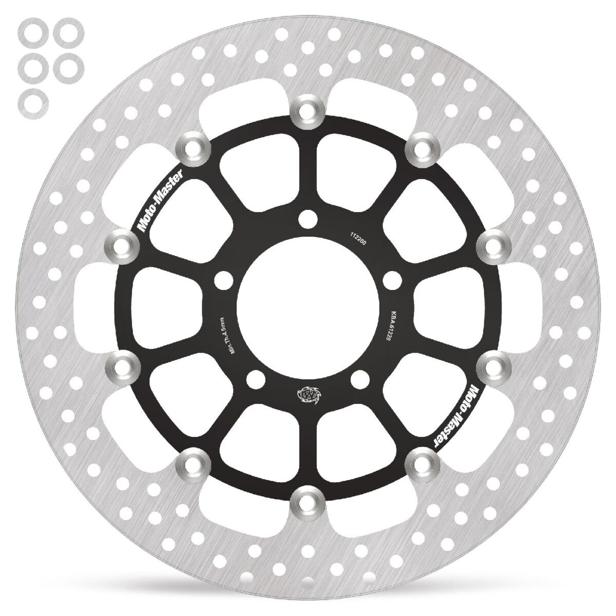 MOTO-MASTER BRAKE ROTOR FLOATING HALO ROUND 112260