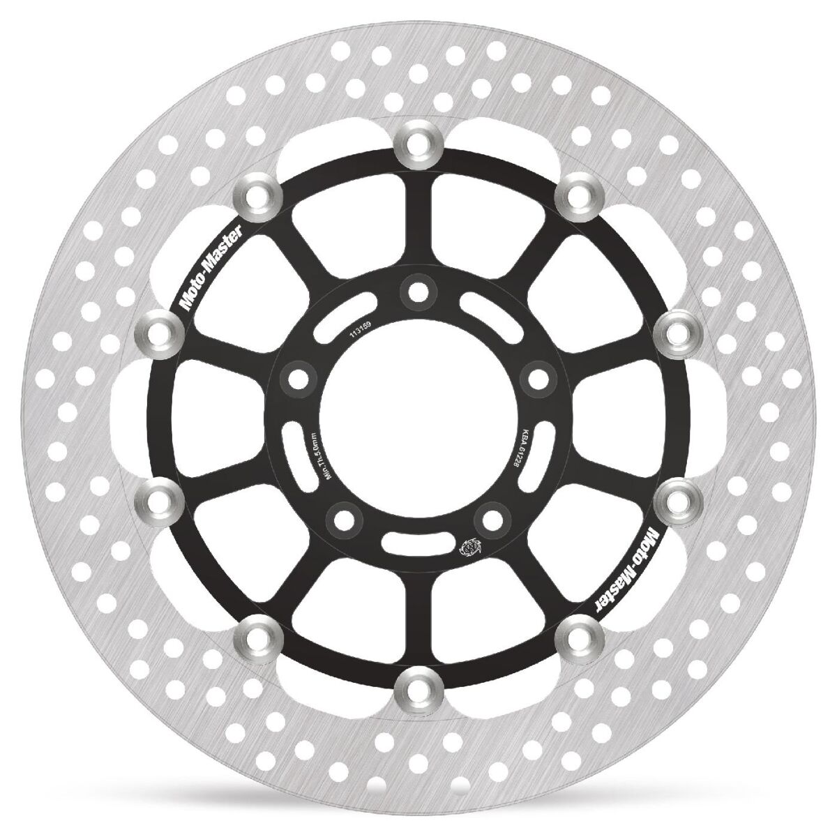 MOTO-MASTER BRAKE ROTOR FLOATING HALO RACING ROUND 113159