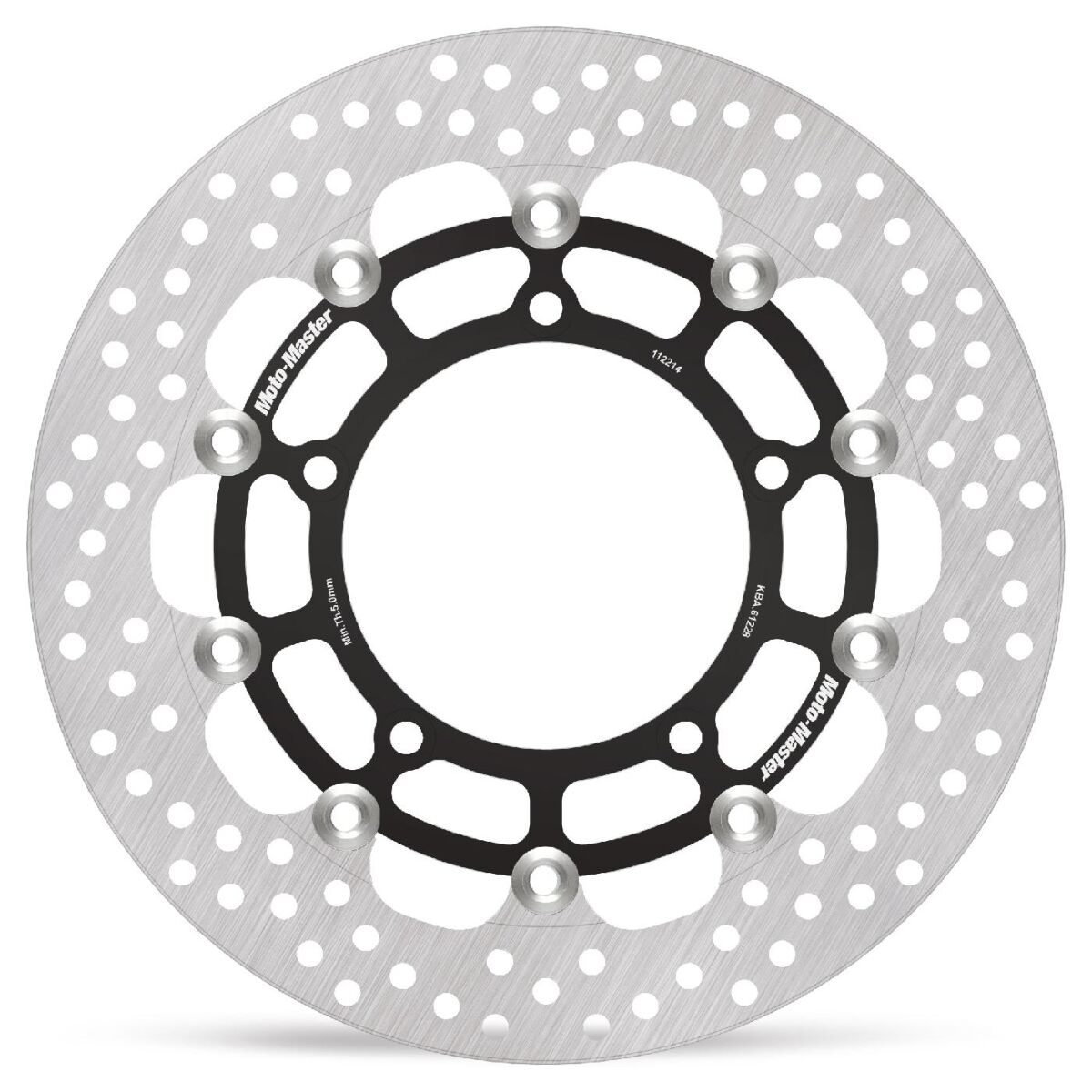MOTO-MASTER BRAKE ROTOR FLOATING HALO RACING ROUND 112214