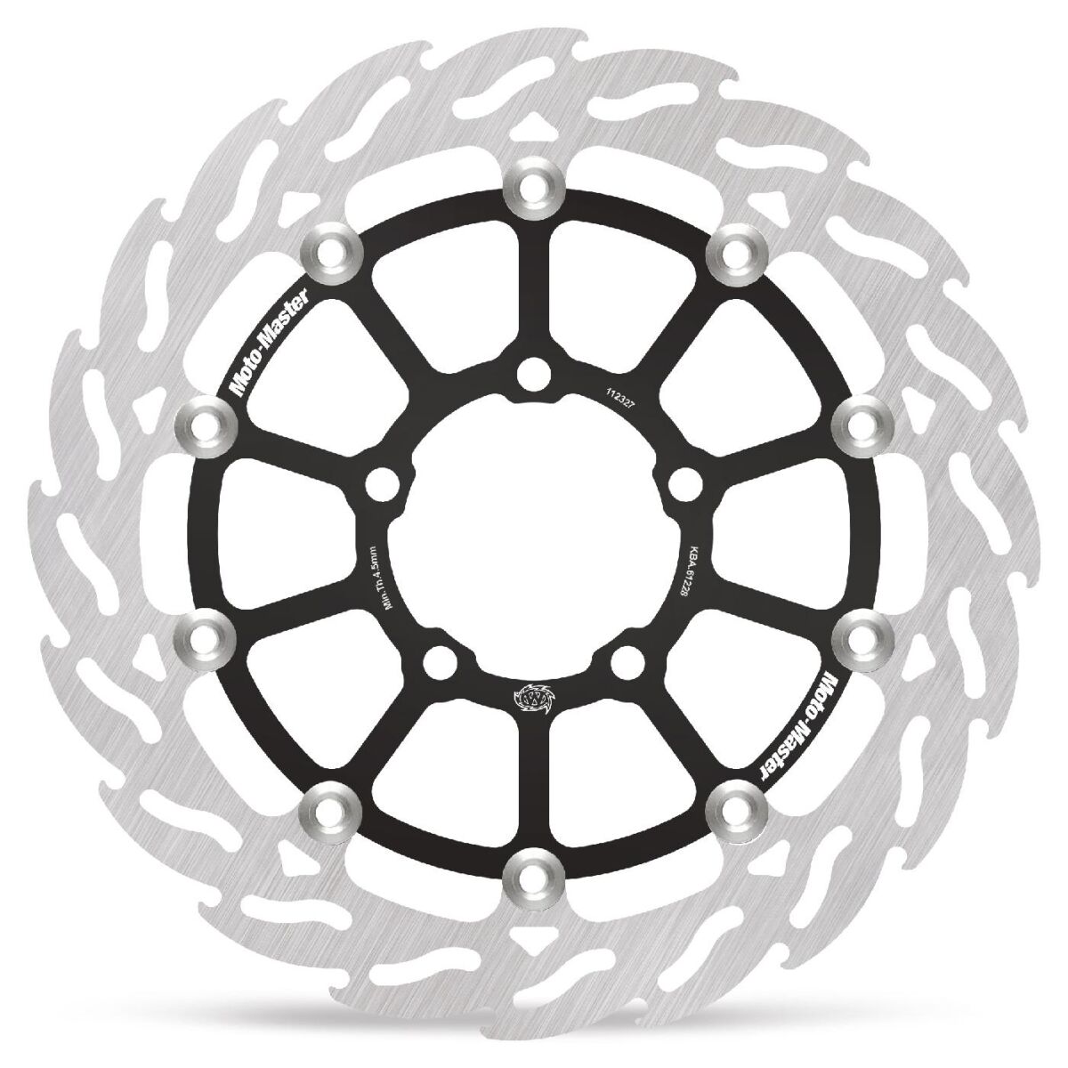 MOTO-MASTER BRAKE ROTOR FLOATING FLAME SUPERMOTO RACING 112327