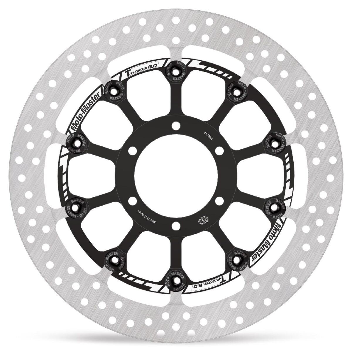 MOTO-MASTER BRAKE ROTOR T-FLOATER HALO ROUND 117054