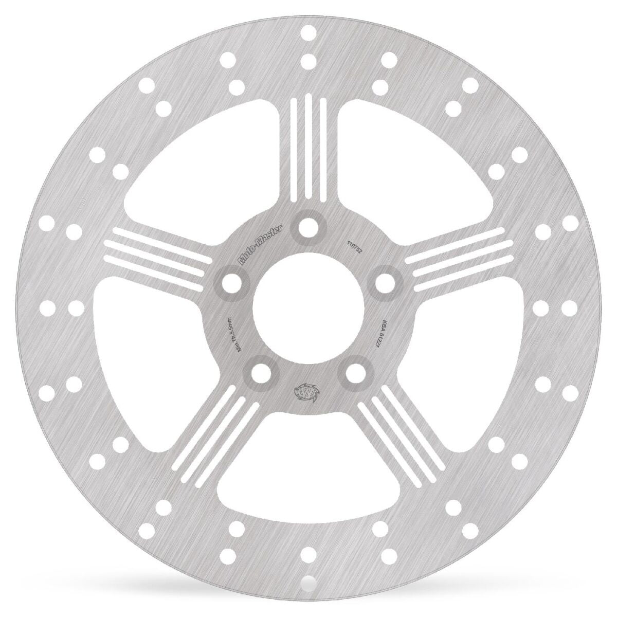 MOTO-MASTER BRAKE ROTOR FIXED ROUND REAR 110752