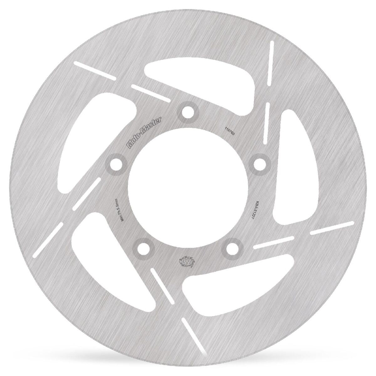 MOTO-MASTER BRAKE ROTOR FIXED ROUND REAR 110760
