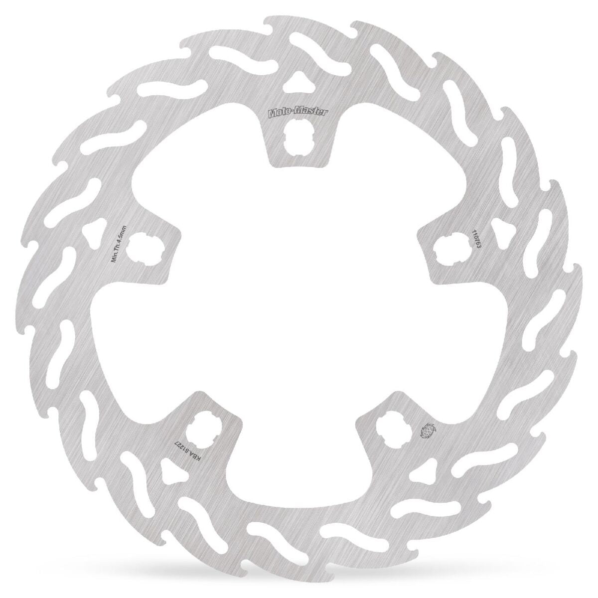 MOTO-MASTER BRAKE ROTOR FIXED FLAME FRONT 110763