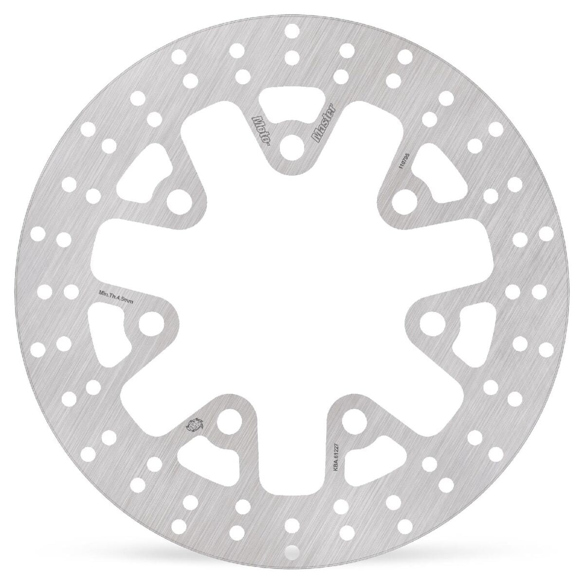 MOTO-MASTER BRAKE ROTOR FIXED ROUND FRONT 110795