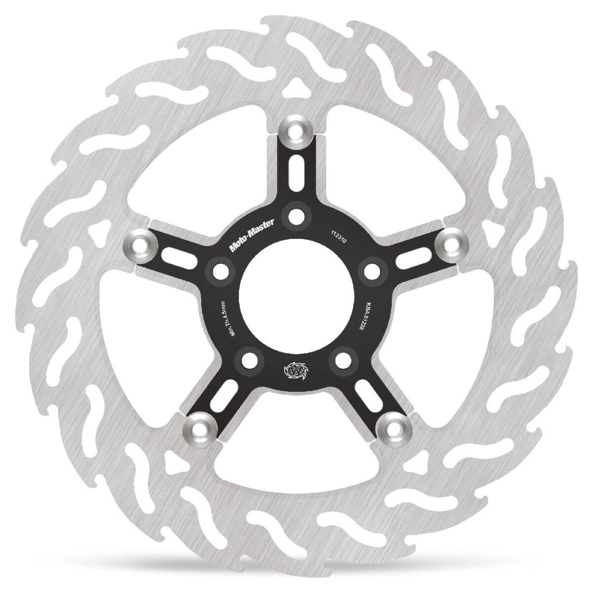 MOTO-MASTER BRAKE ROTOR FLOATING FLAME FRONT 112310