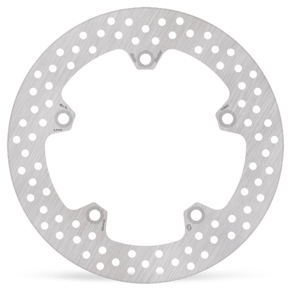 MOTO-MASTER BRAKE ROTOR FIXED HALO REAR 110843