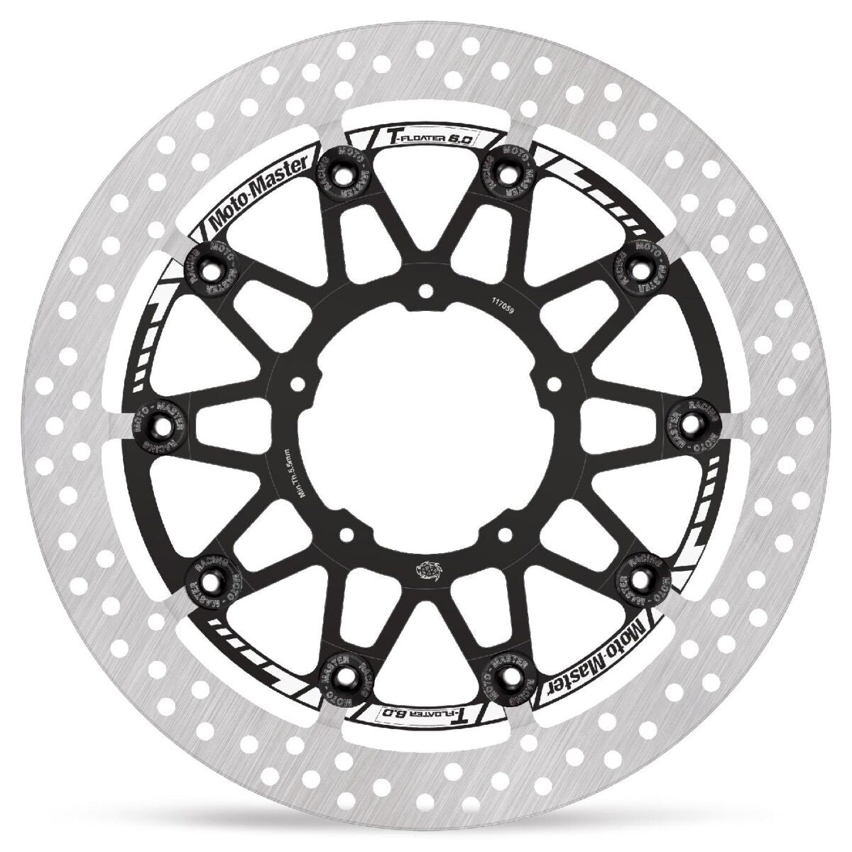 MOTO-MASTER BRAKE ROTOR FLOATING HALO PRO RACE 117059