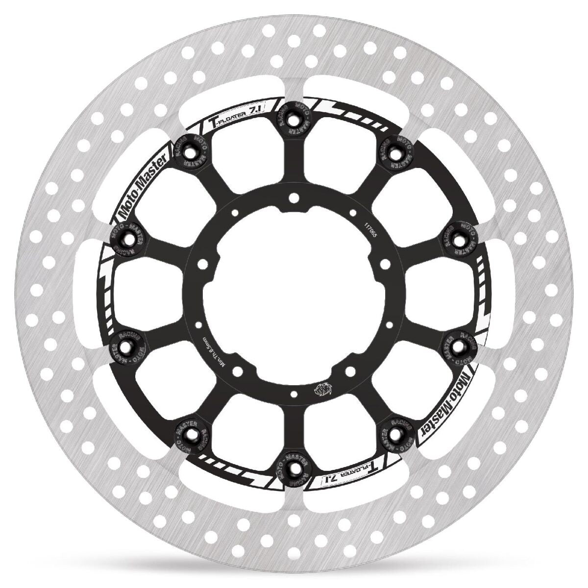 MOTO-MASTER BRAKE ROTOR FLOATING HALO PRO RACE 117065