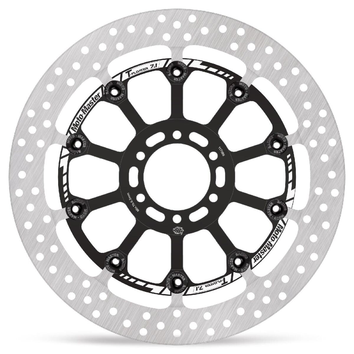 MOTO-MASTER BRAKE ROTOR FLOATING HALO PRO RACE 117066