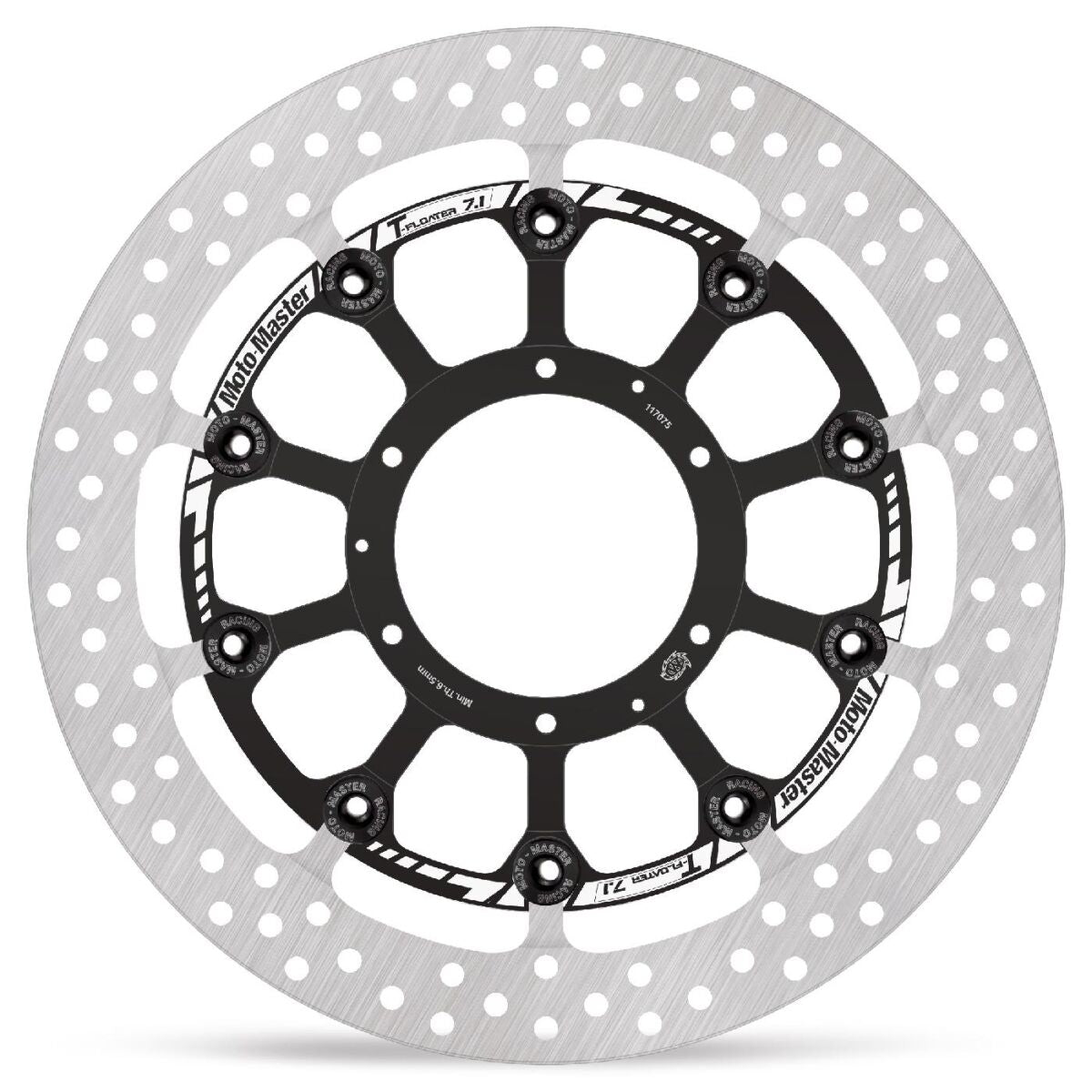 MOTO-MASTER BRAKE ROTOR FLOATING HALO PRO RACE 117075