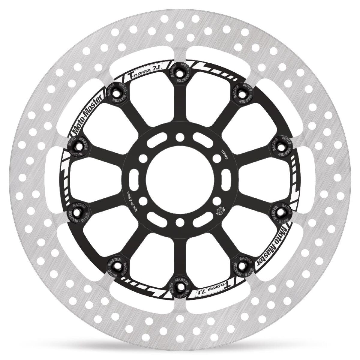 MOTO-MASTER BRAKE ROTOR FLOATING HALO PRO RACE 117076