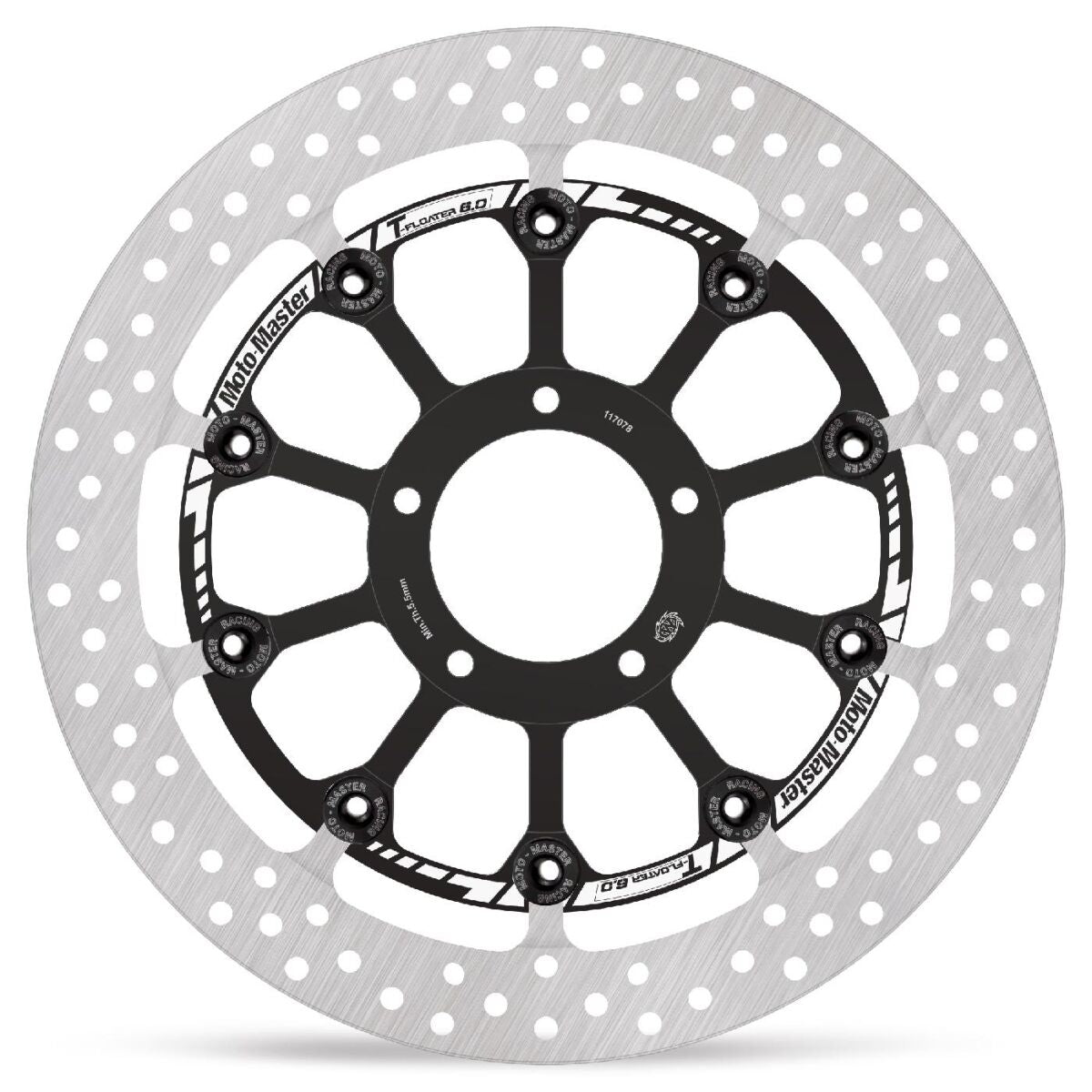 MOTO-MASTER BRAKE ROTOR FLOATING HALO PRO RACE 117078