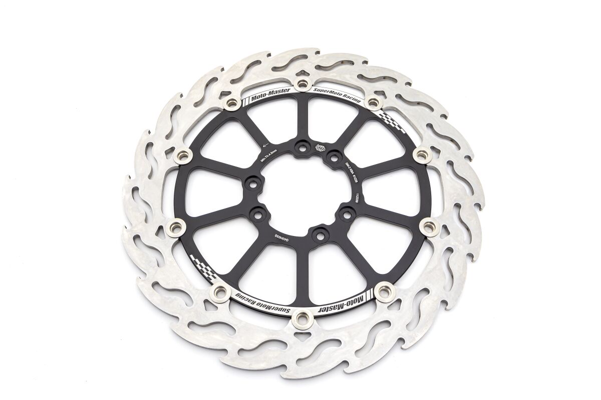 MOTO-MASTER BRAKE ROTOR FLOAT FLAME SUPERMOTO RACING 112339
