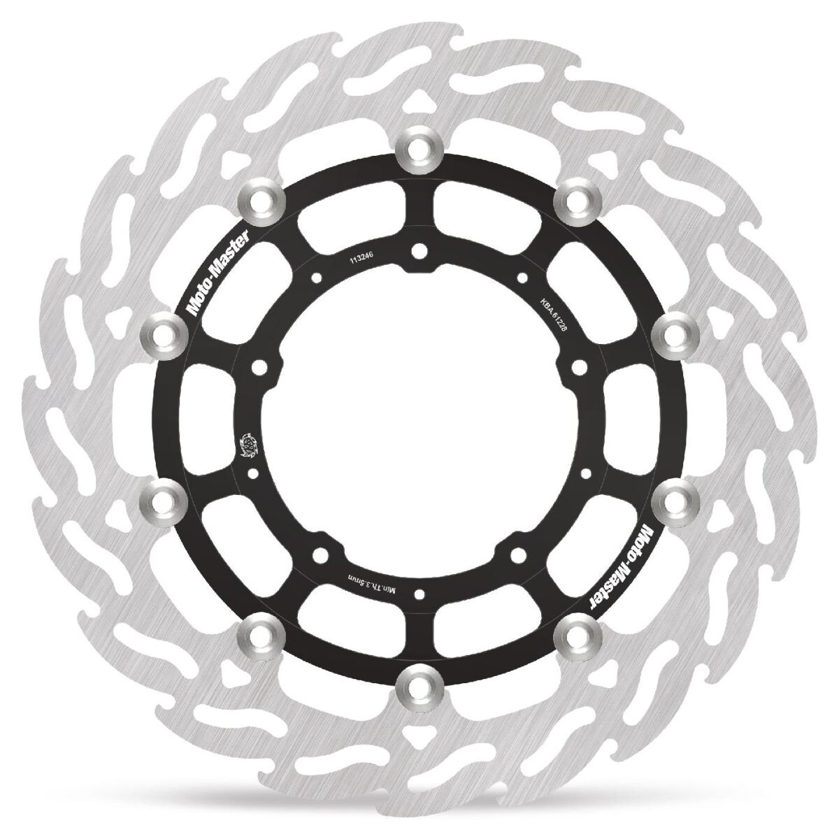 MOTO-MASTER BRAKE ROTOR FLOATING FLAME 113246